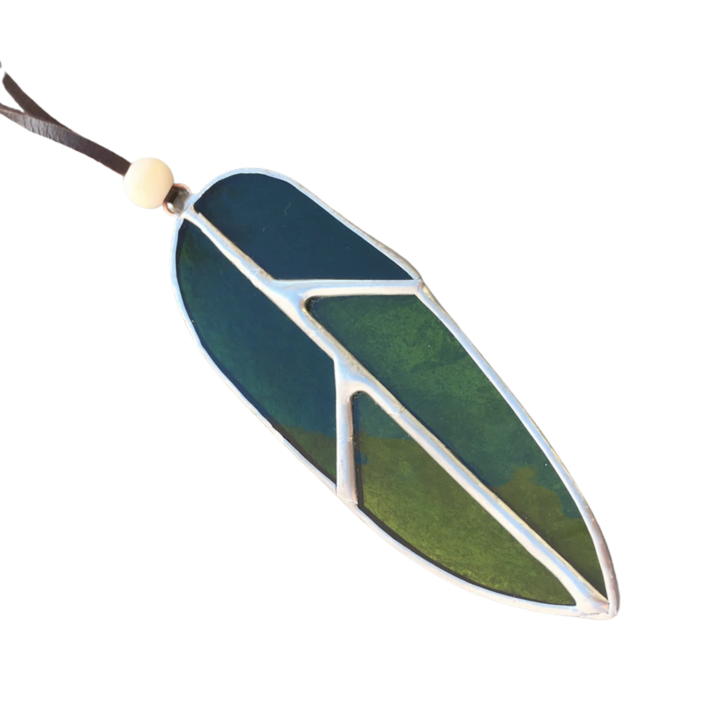 Small Stained Glass Feather