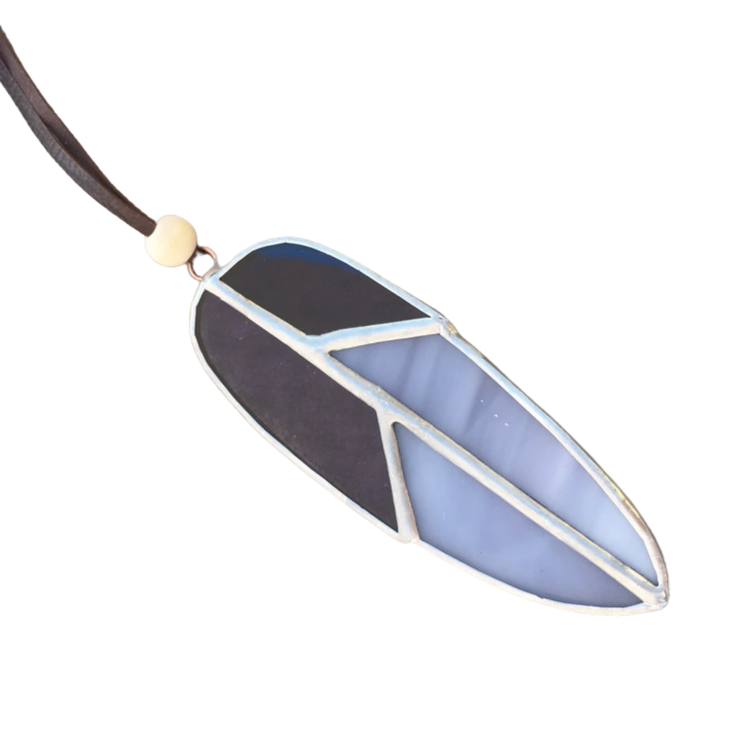 Small Stained Glass Feather