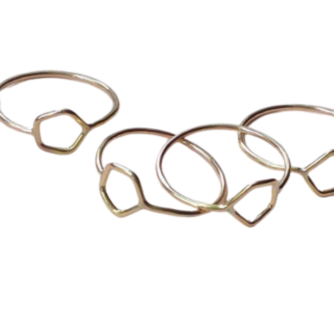 Pentagon Rings