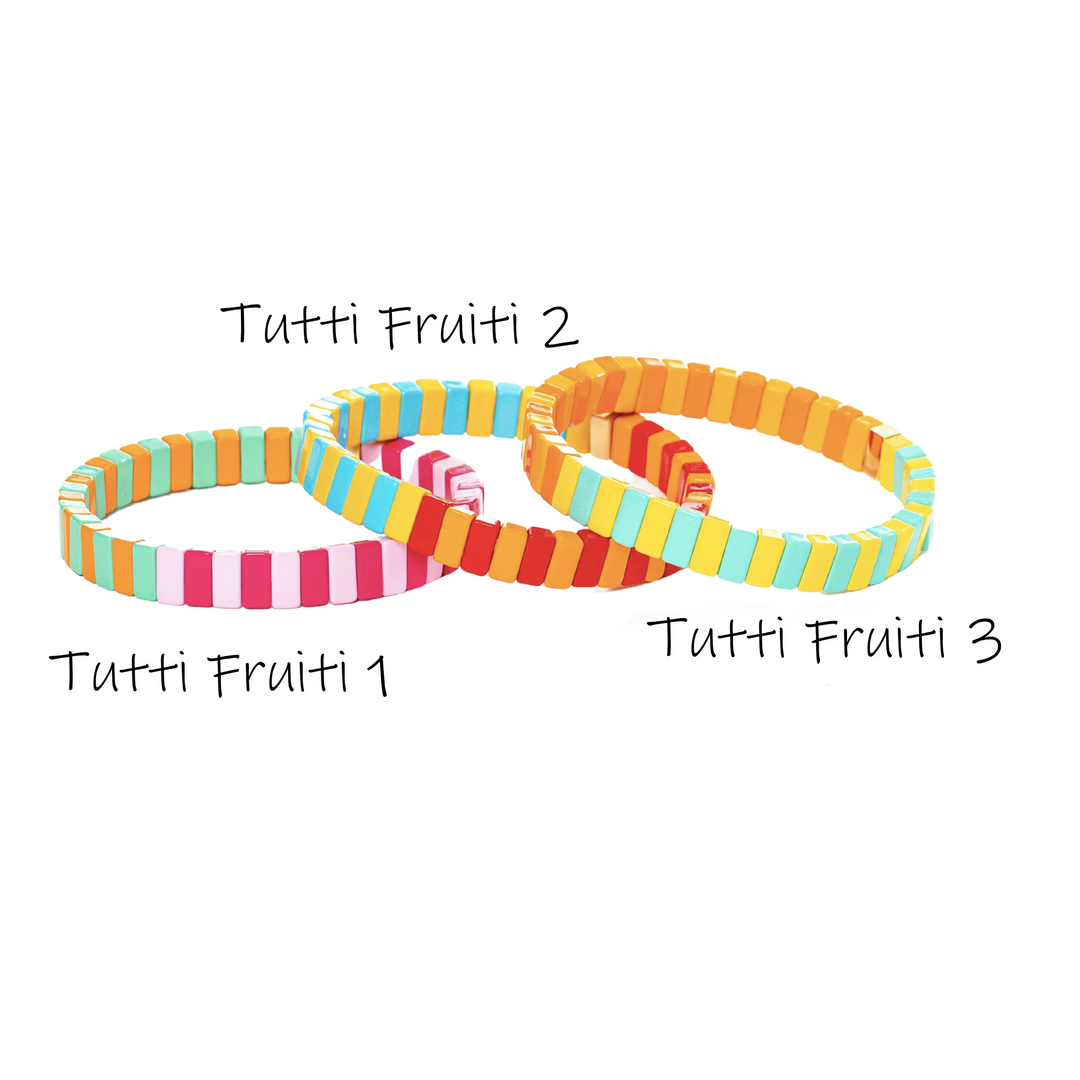 Tutti Fruiti Tile Bracelets