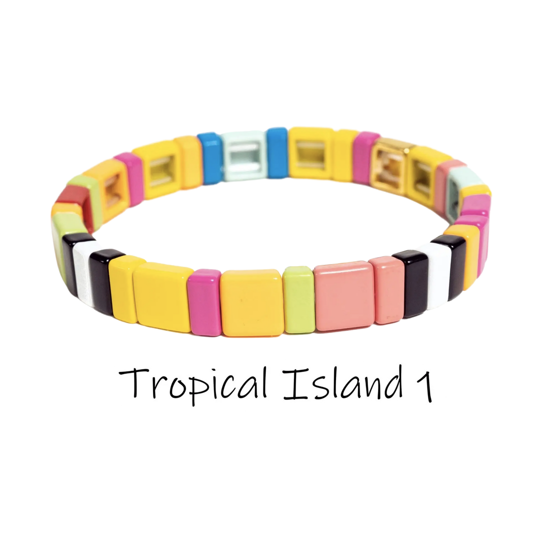 Tropical Island Beaded Bracelet