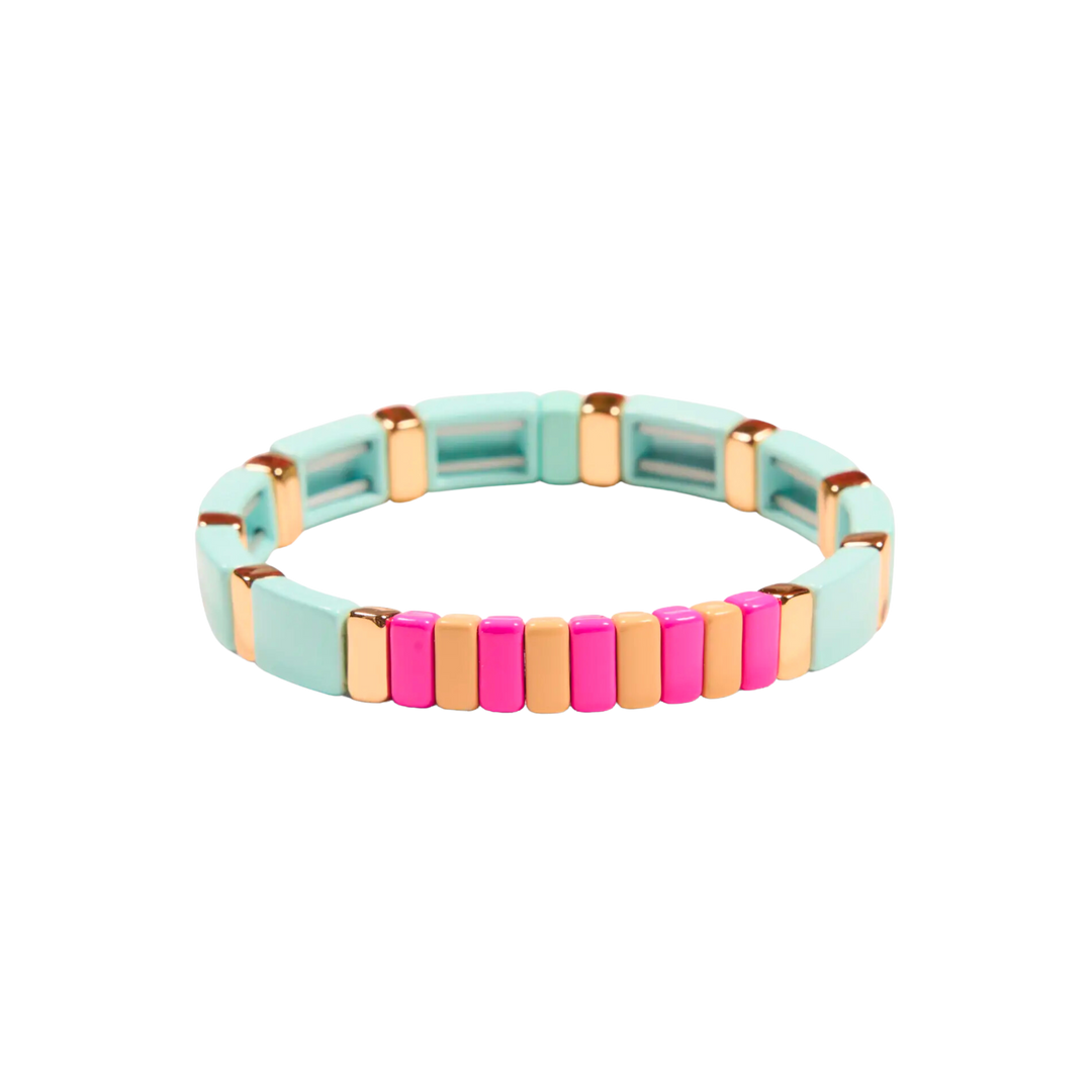 Pastel Cloud Tile Bracelet