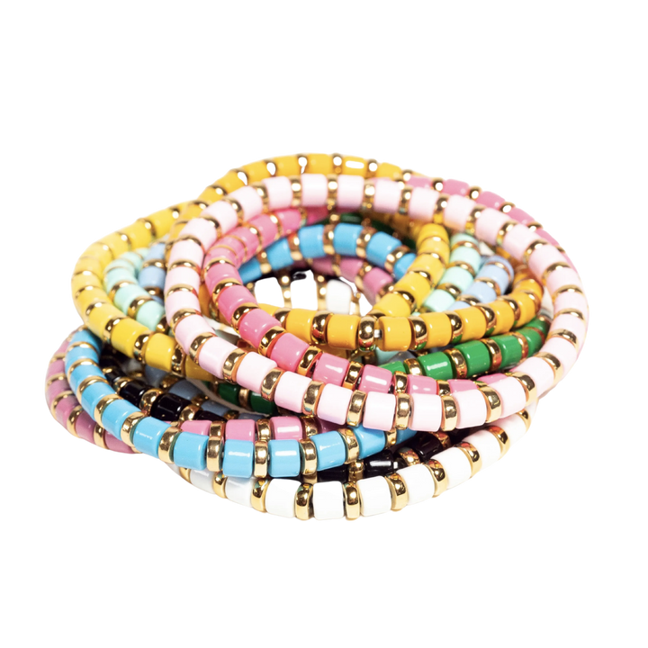 Dream in Color Enamel Bracelets
