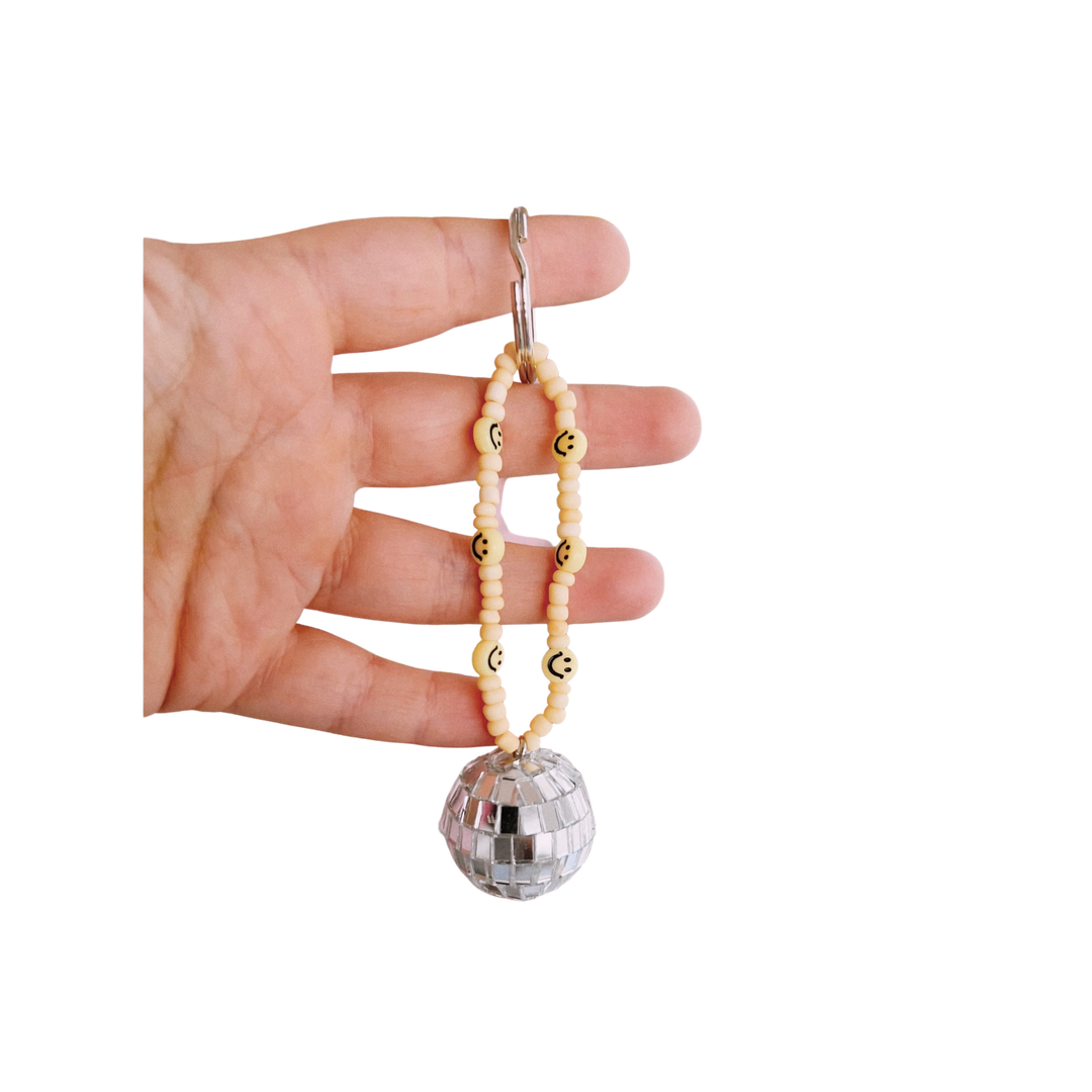 Mellow Yellow Disco Key Charm