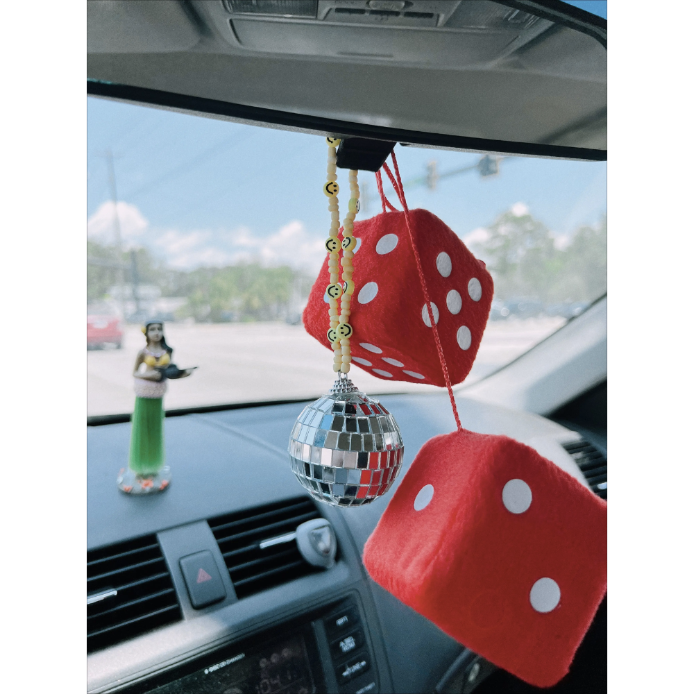 Mellow Yellow Disco Car Charm