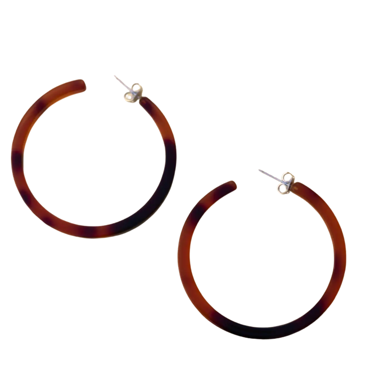Zuri Hoop Earrings in Hazel