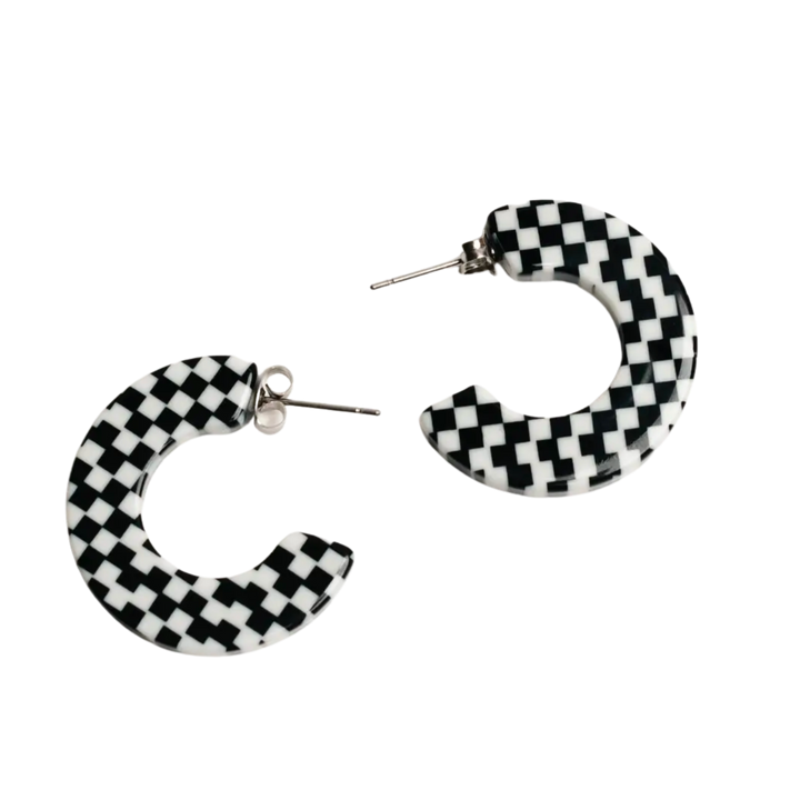 Ray Hoop Earrings
