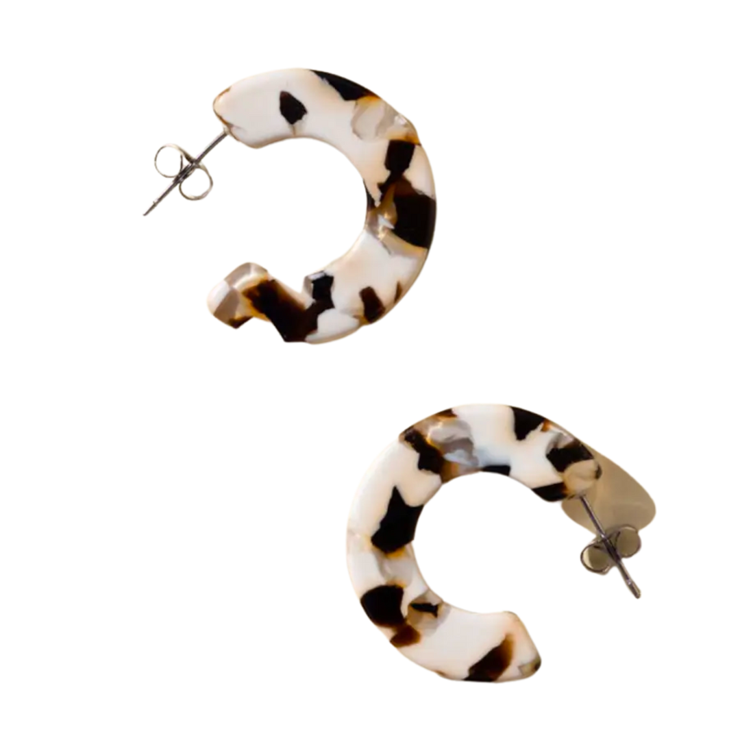 Ray Hoop Earrings