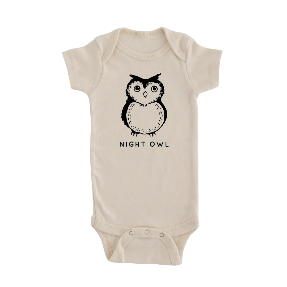 Night Owl Baby Onesie
