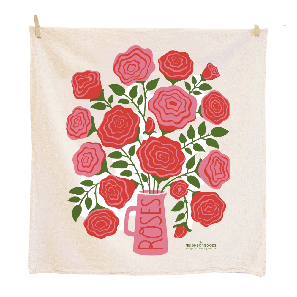 Roses Dish Towel