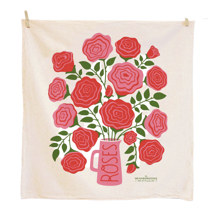 Roses Dish Towel