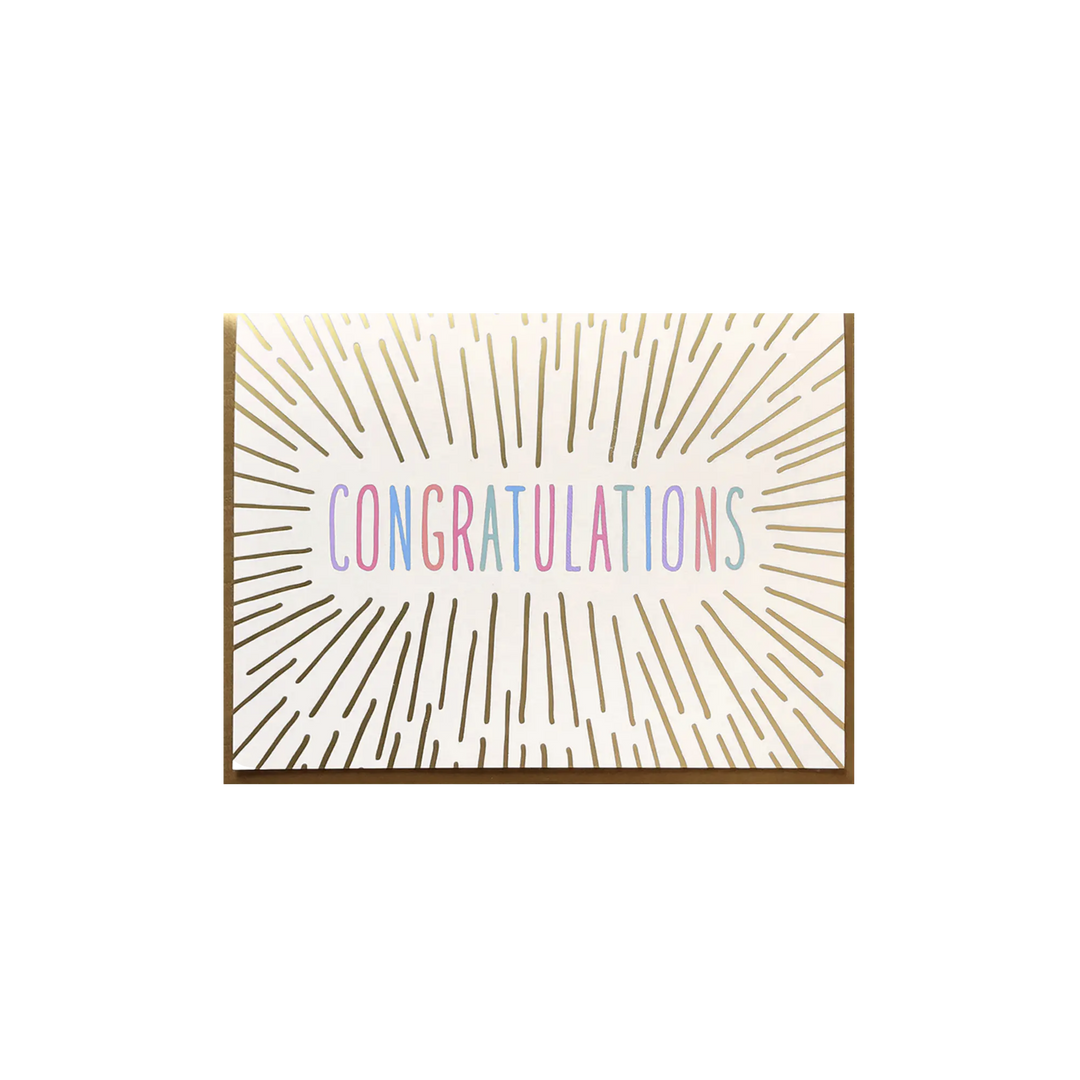 Congrats Beams Card