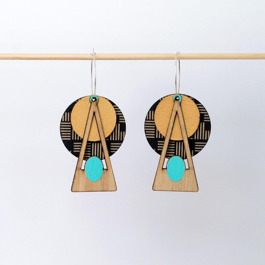 Deco Architectural Earrings