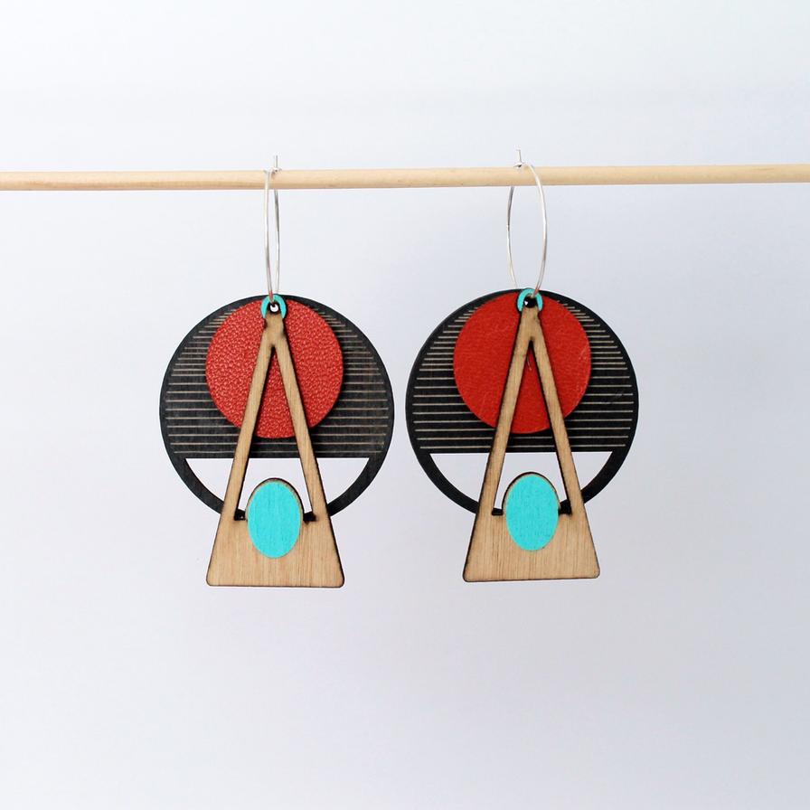 Deco Architectural Earrings