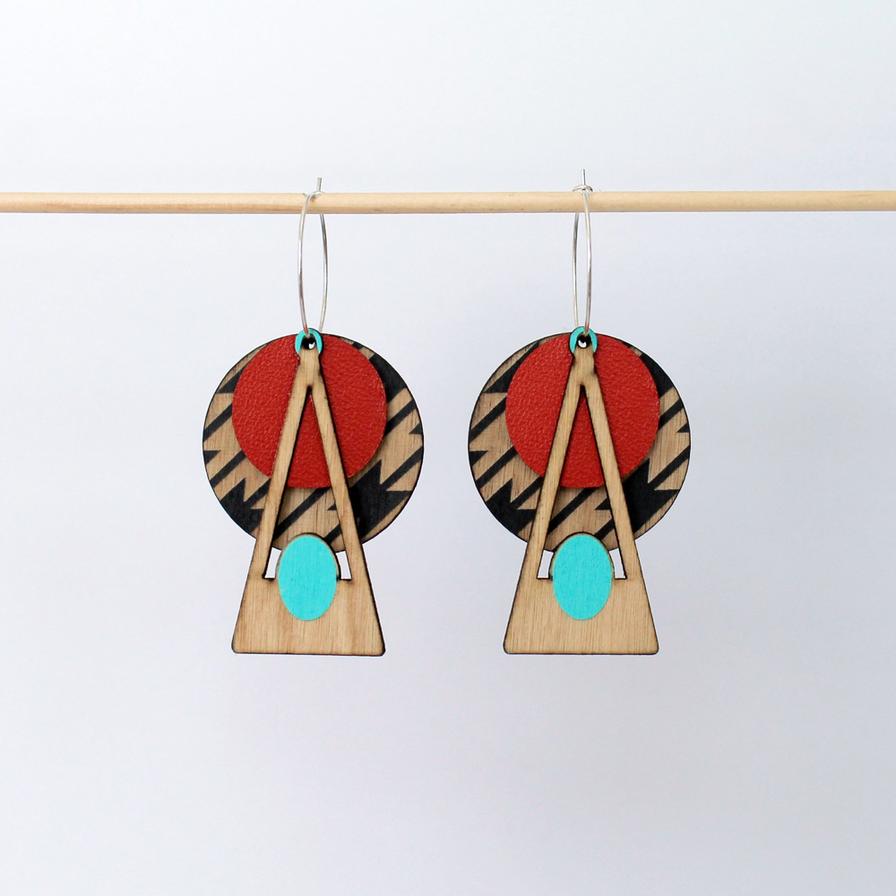 Deco Architectural Earrings
