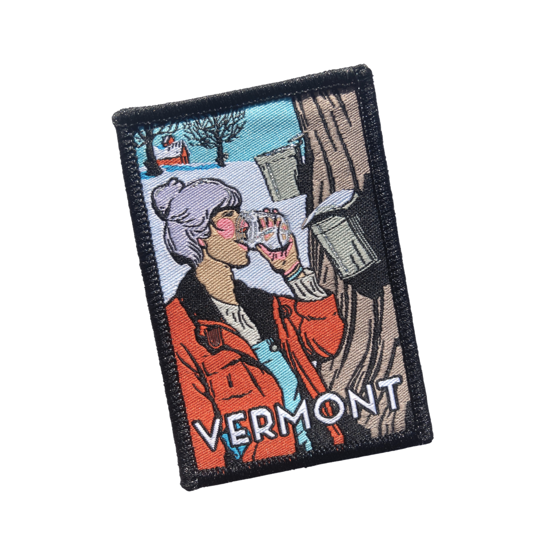 Sugaring in Vermont Stick-On Patch