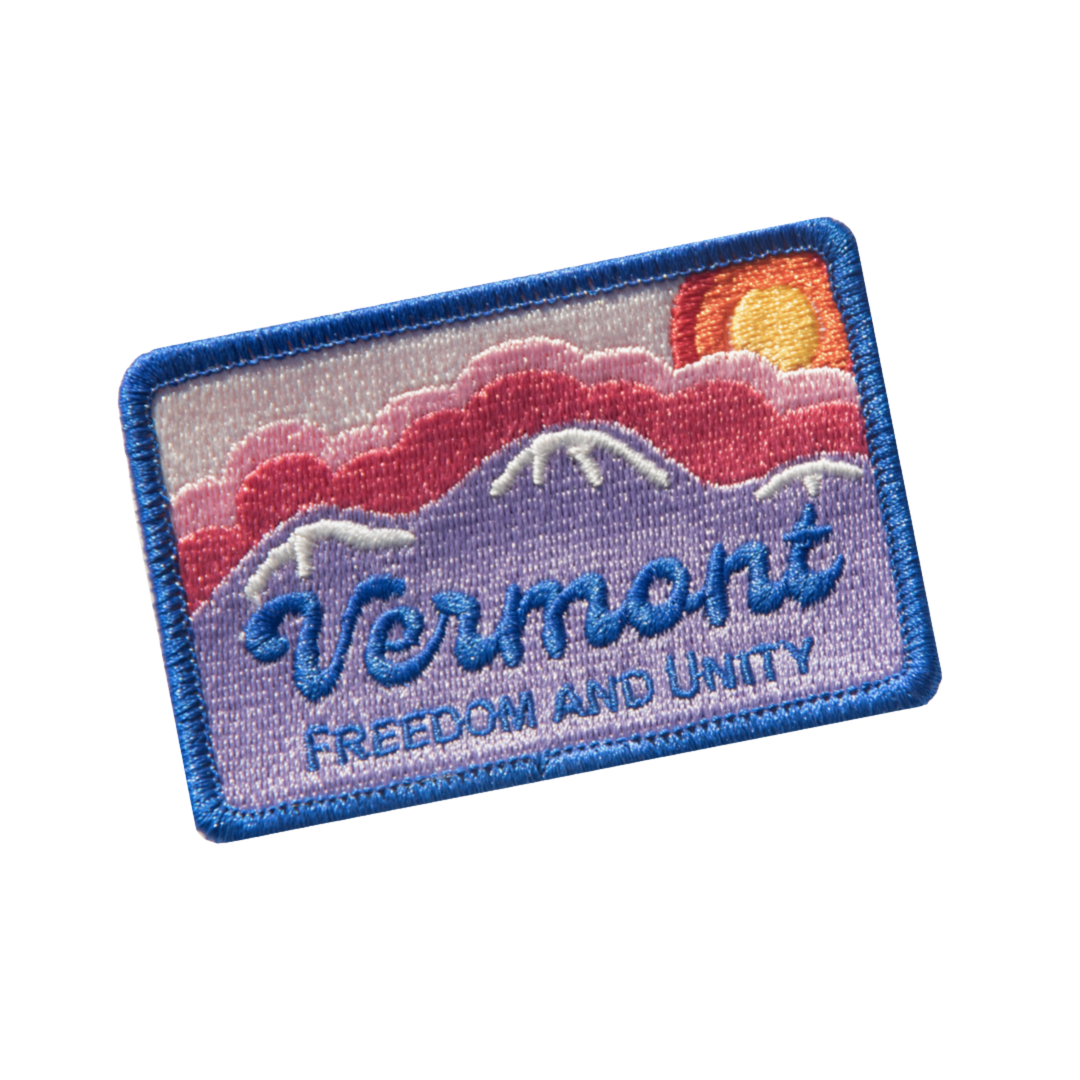 Vermont Freedom and Unity Stick-On Patch
