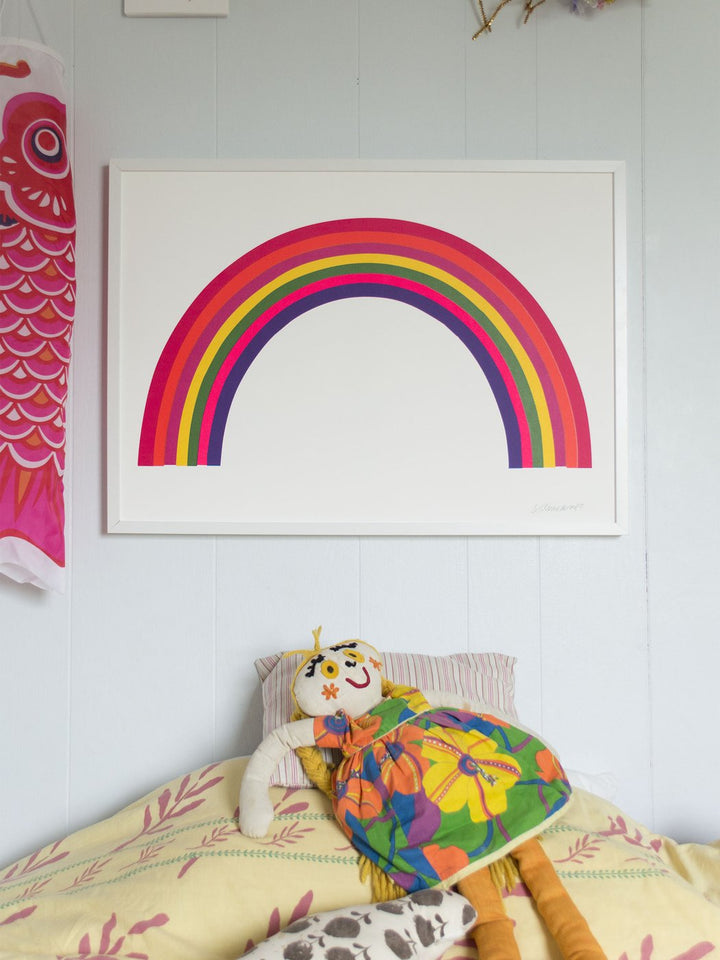 Neon Rainbow Art Print