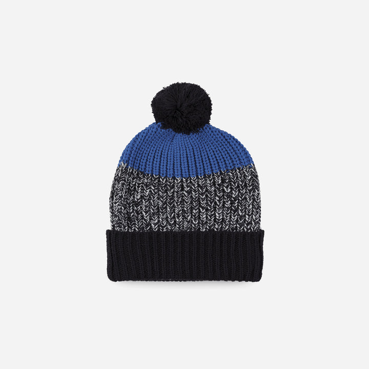 Kids Colorblock Pom Hat