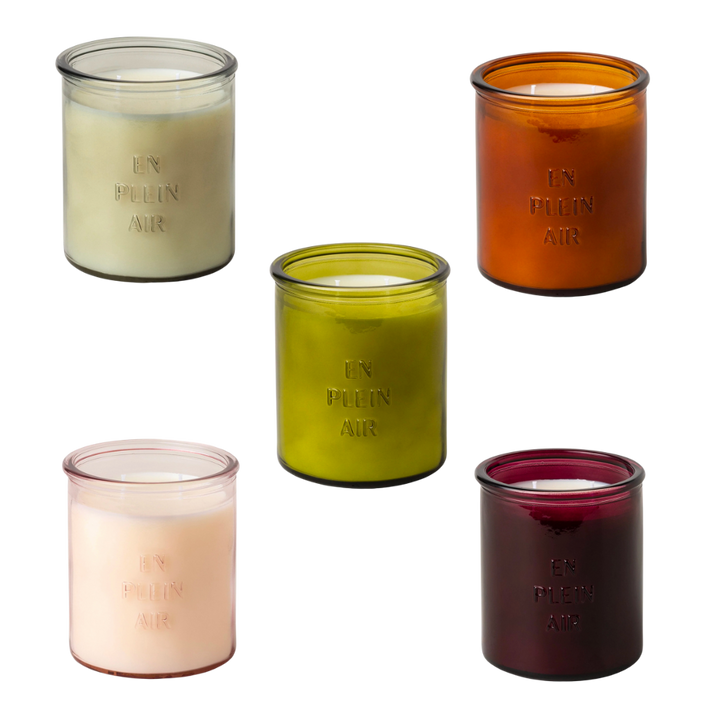 En Plein Air 10 oz Embossed Glass Candle