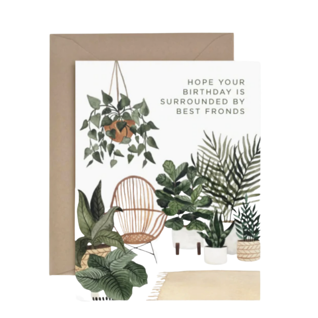 Best Fronds Birthday Greeting Card