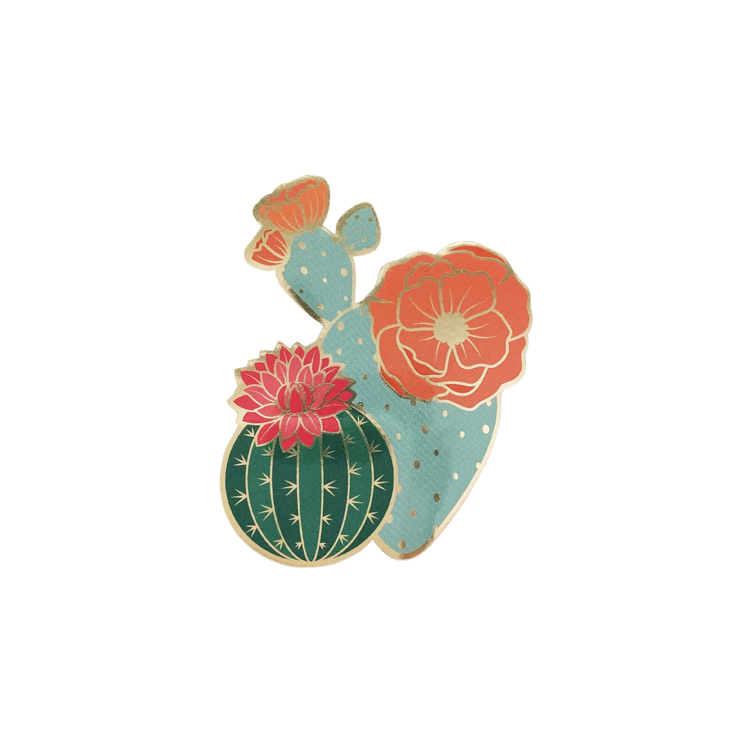 Blooming Cacti Sticker