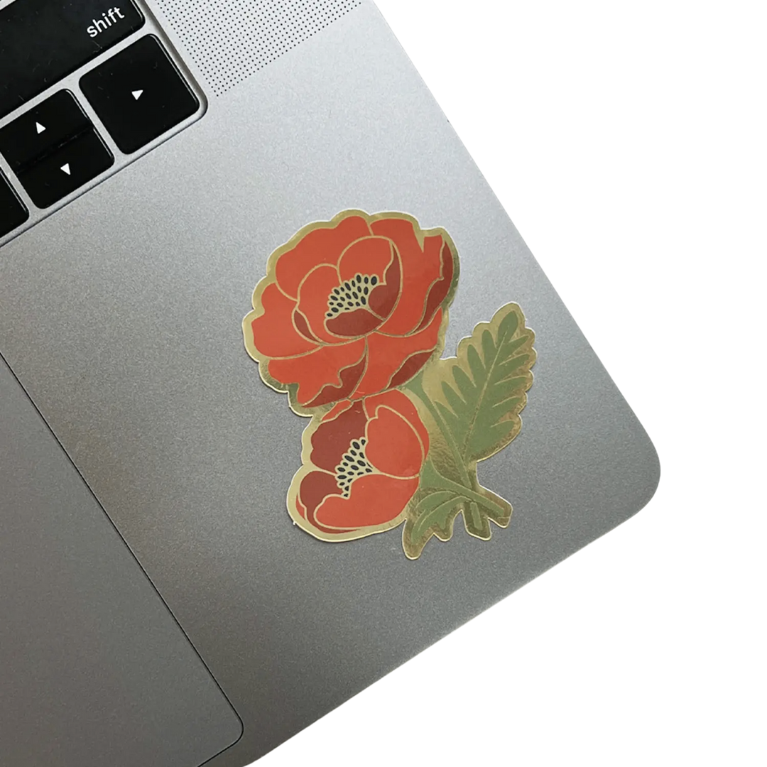 Isabelle Poppy Sticker