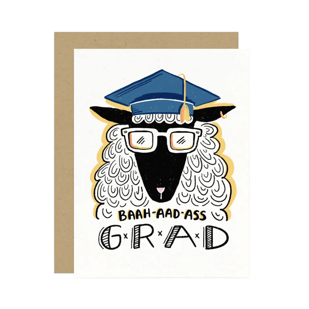 Baah-aad Ass Grad Card
