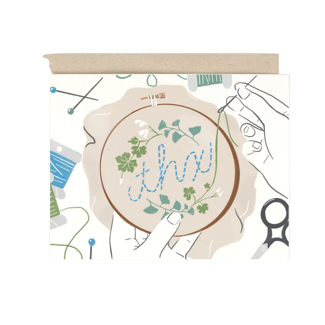 Thx Embroidery Card