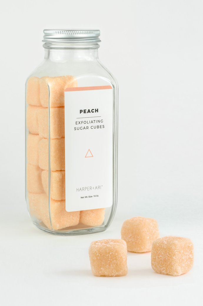 Exfoliating Sugar Cubes - Peach