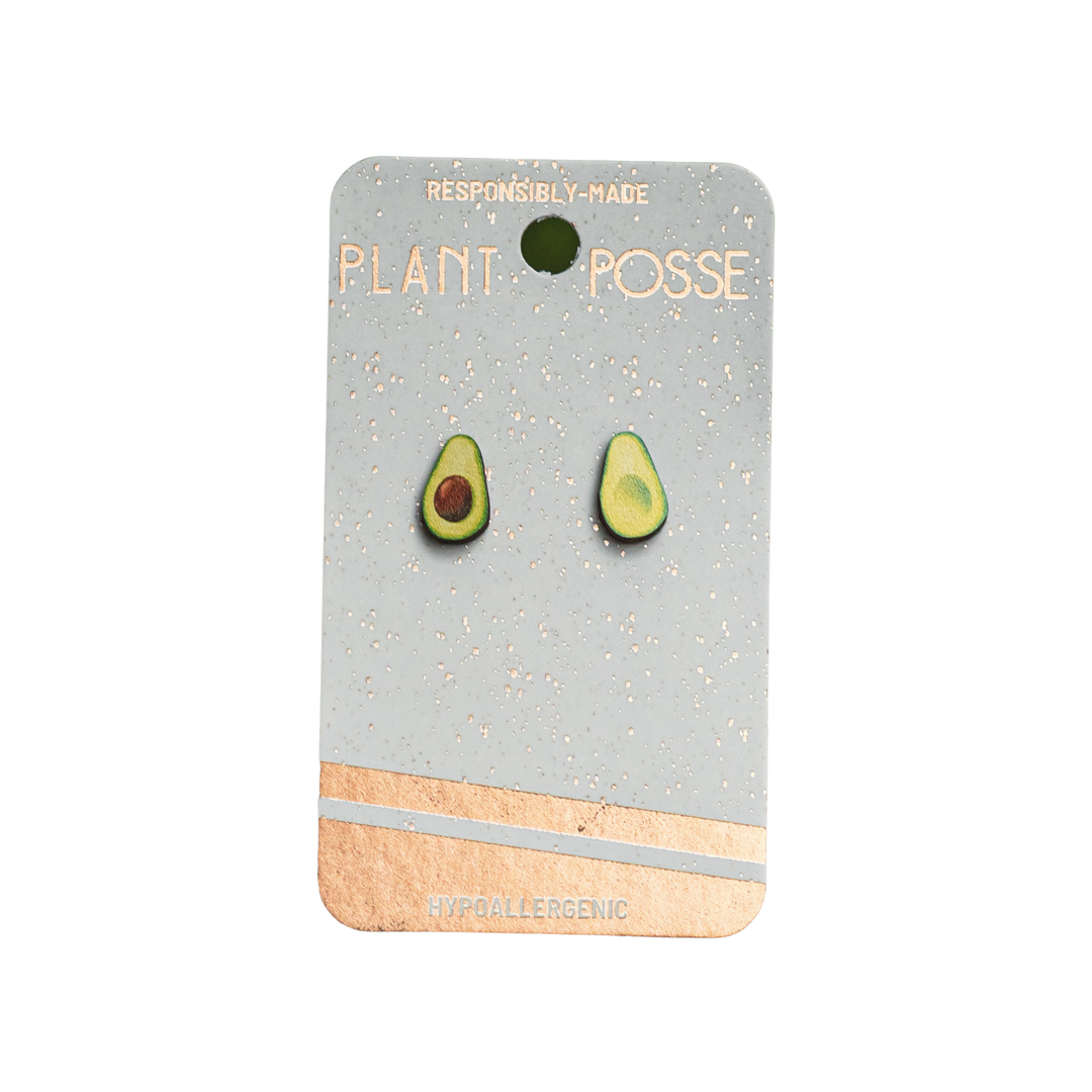 Avocado Stud Earrings