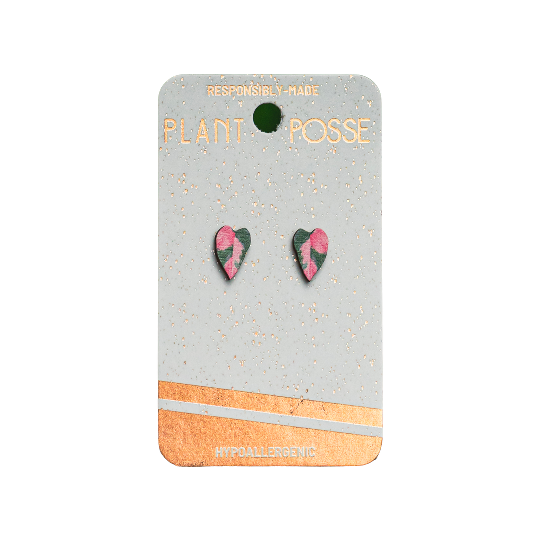 Pink Princess Stud Earrings