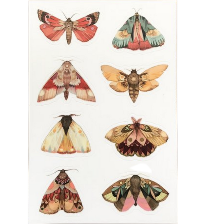 Collector: The Moths Sticker Set