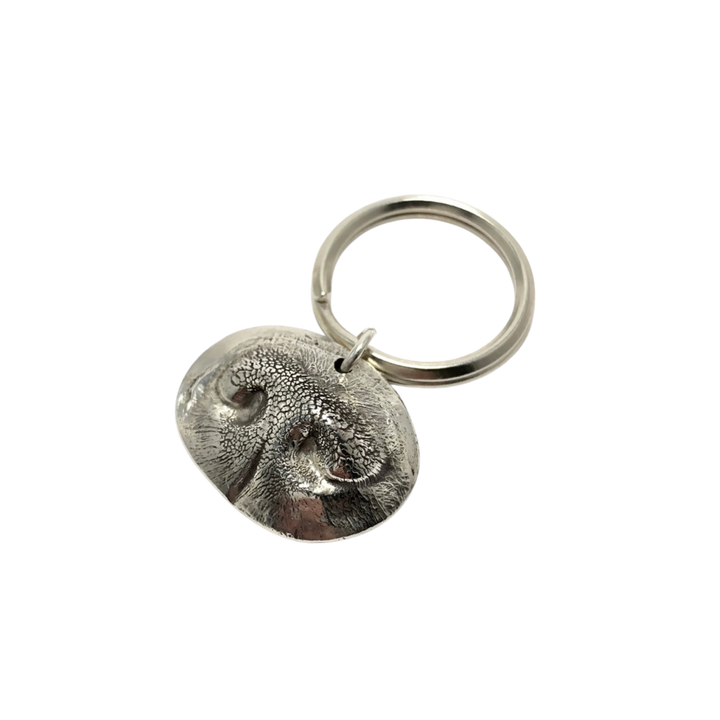 Custom Pet Nose Print Keyring