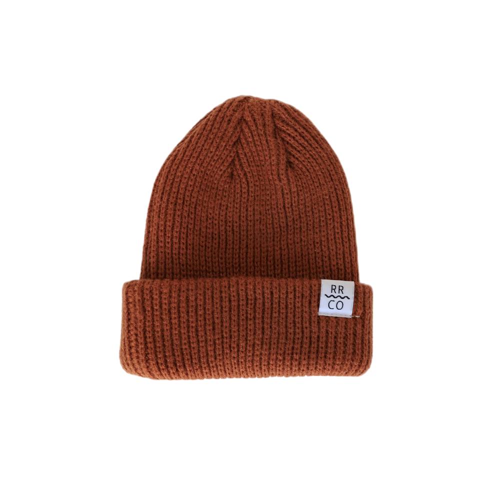 Thick Knit Beanie in Spice