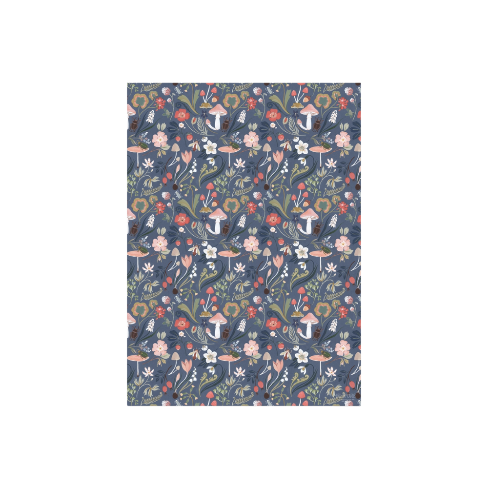 Forest Blue Gift Wrap