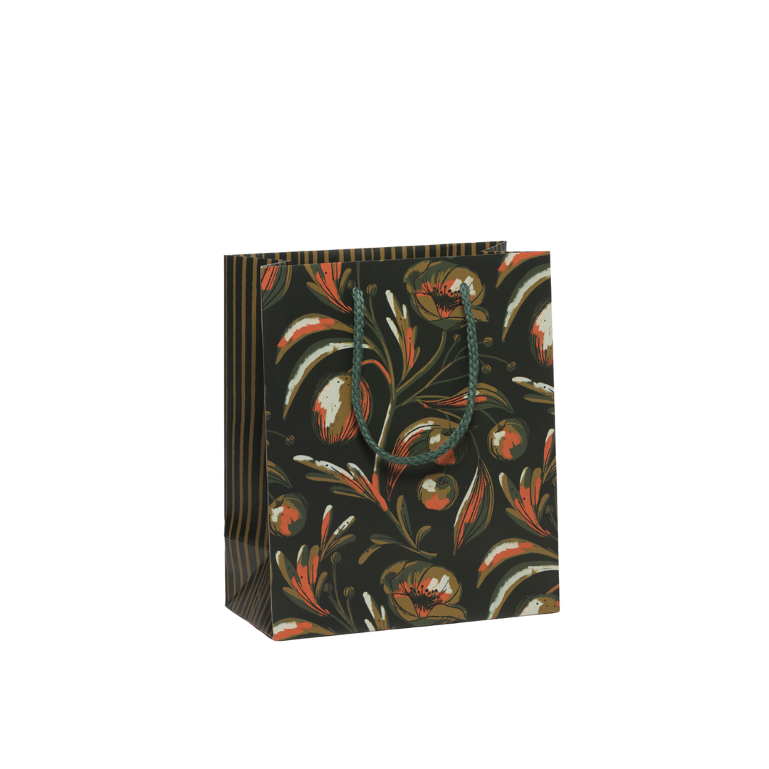 Midnight Flowers Gift Bag