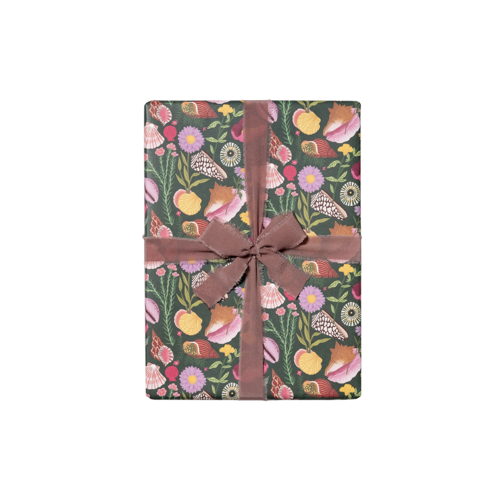 Shells & Flowers Gift Wrap