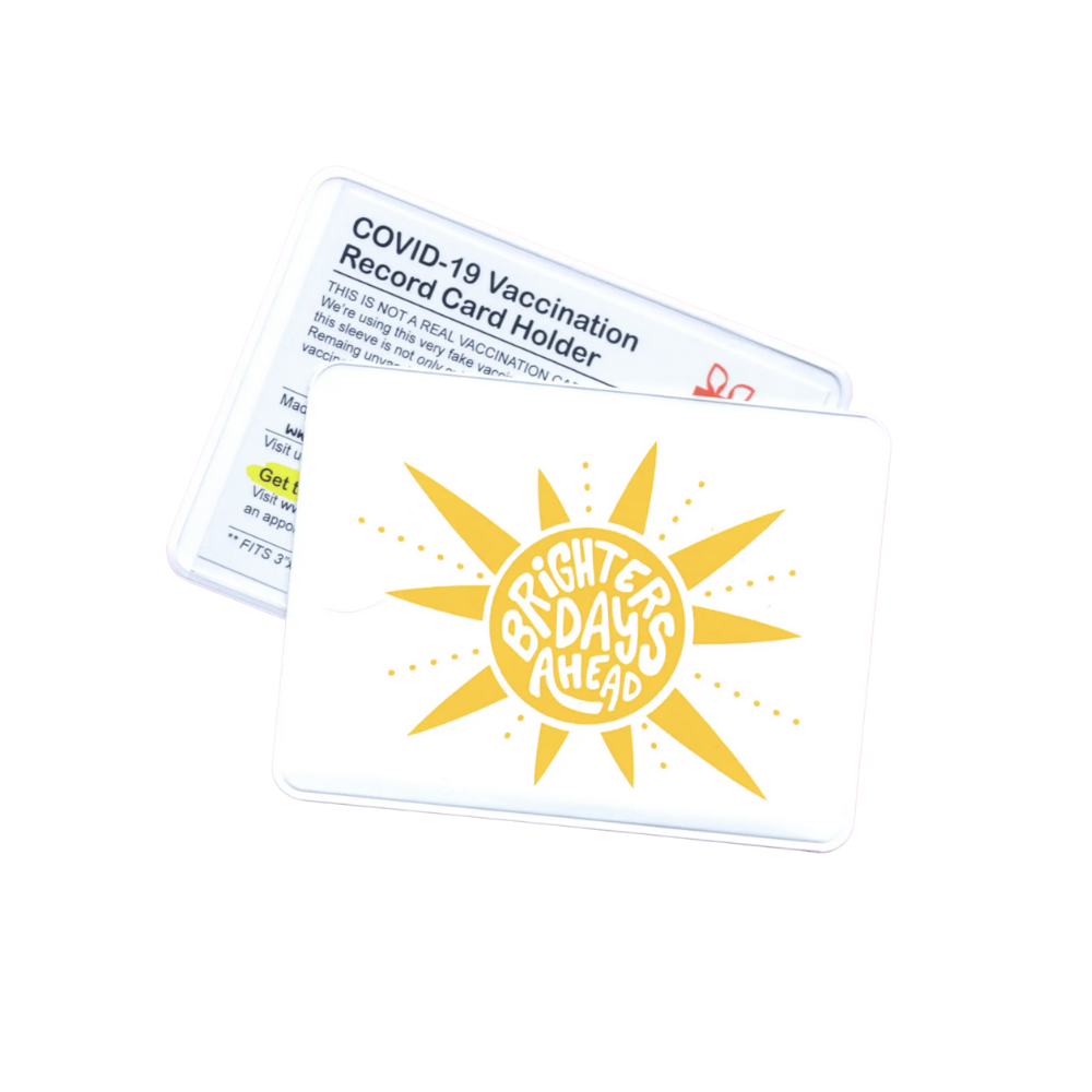 Brighter days Ahead Vaccination Card Holder