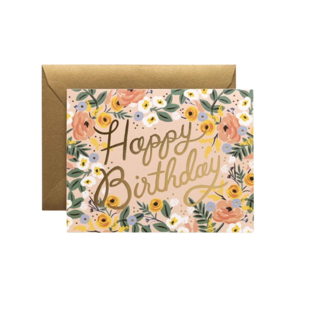 Rosé Birthday Card