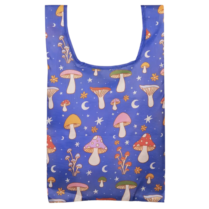 Cobalt Mushroom Magic Tuck-Top Tote
