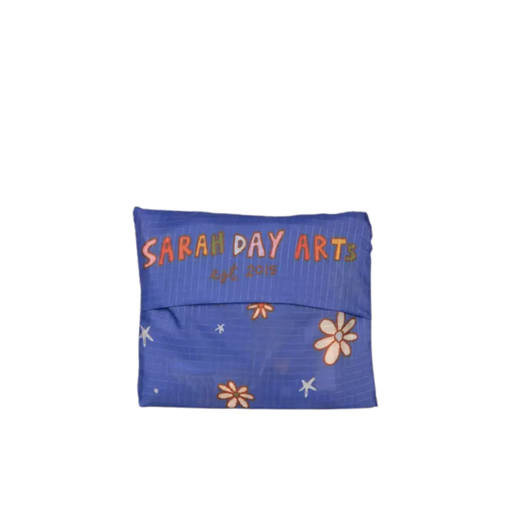 Cobalt Mushroom Magic Tuck-Top Tote