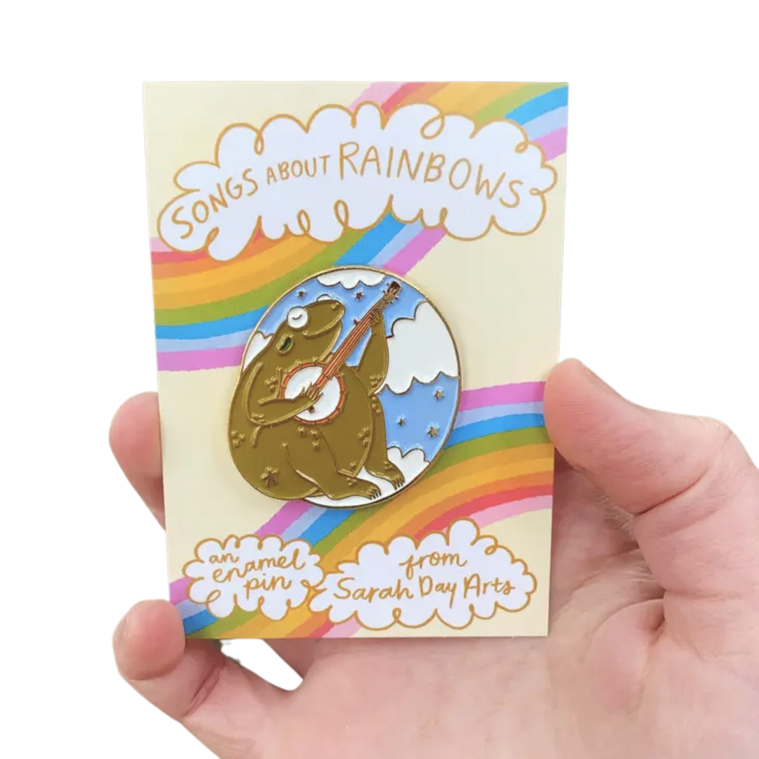 Songs About Rainbows Pin - Blue Sky