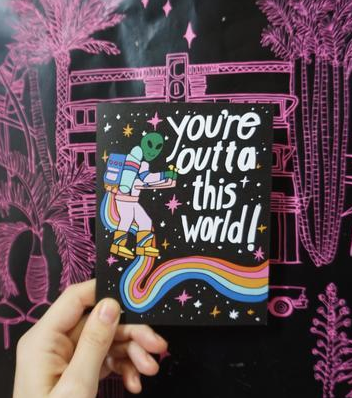 Out of this World Greeting Card