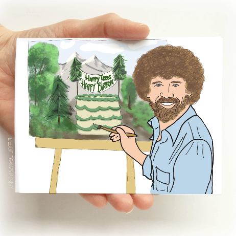 Happy Trees Happy Birthday Funny Birthday Card