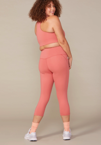 Compressive High-Rise Legging in Clay