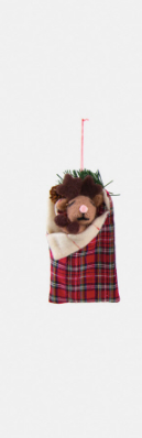 Animal Sleeping Bag Ornament, Fabric