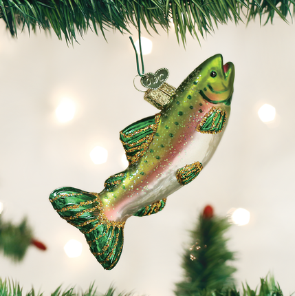 Alpine Rainbow Trout Ornament