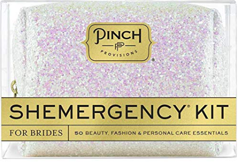 Shemergency Kit for Brides White Iridescent