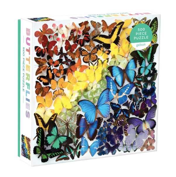 Rainbow Butterflies 500 Piece Jigsaw Puzzle